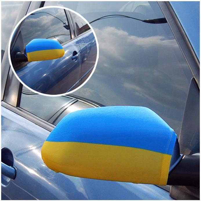2017 Hot Selling Ukraine car wing mirror flags with high quality